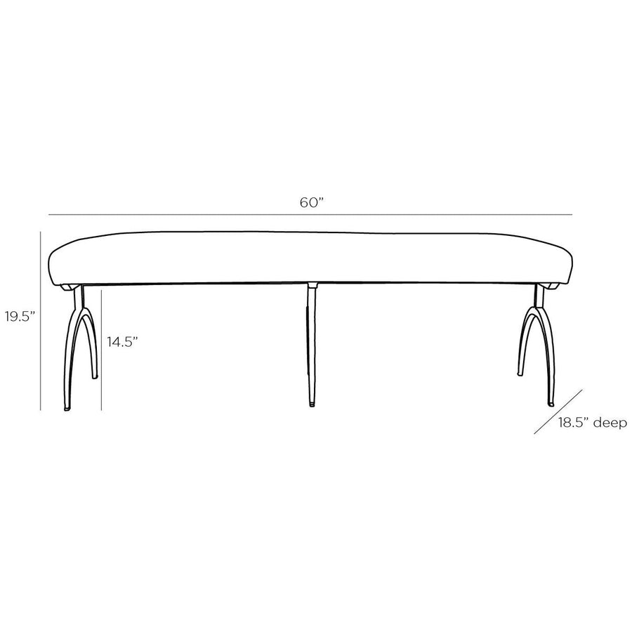 Arteriors Bahati Bench