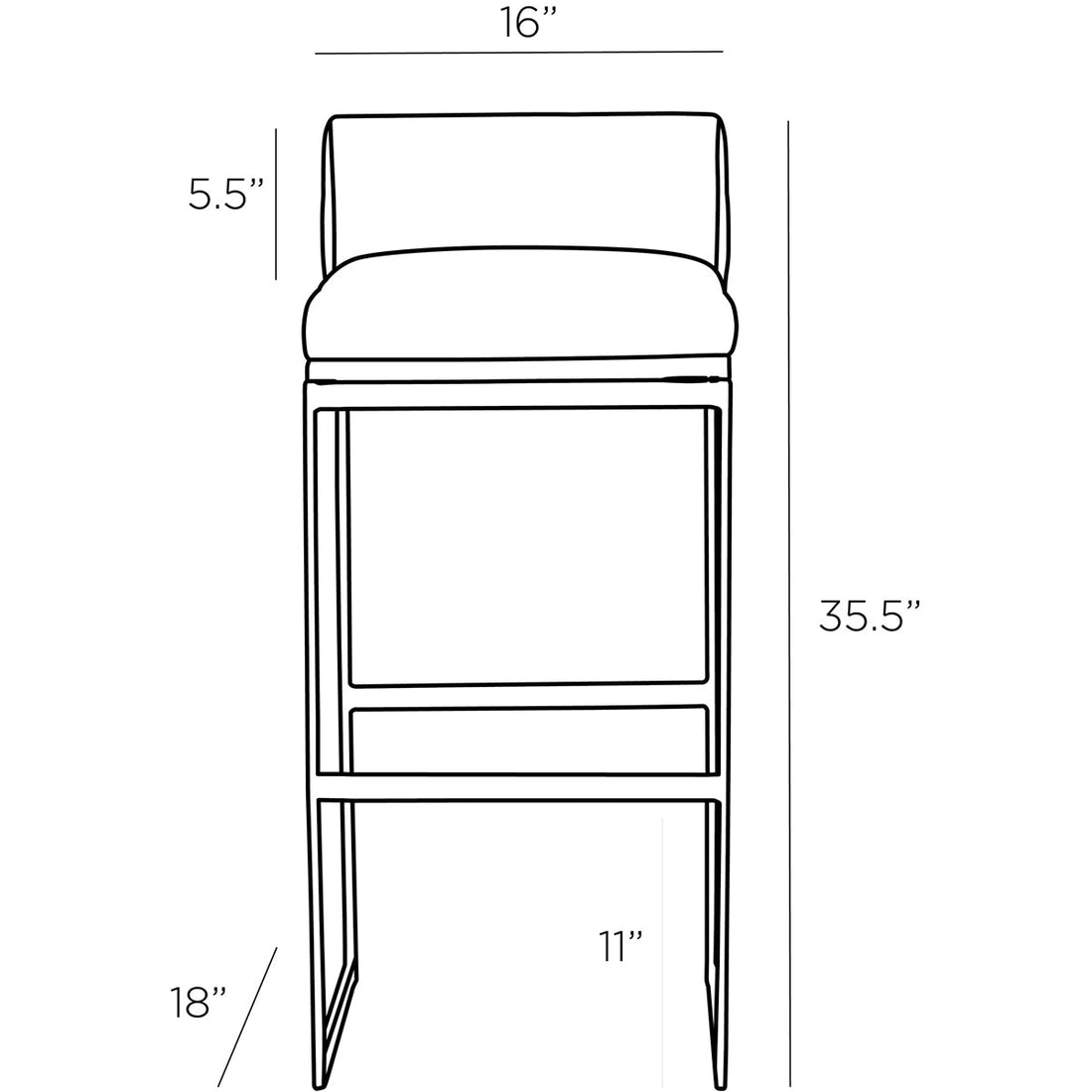 Arteriors Marmont Bar Stool