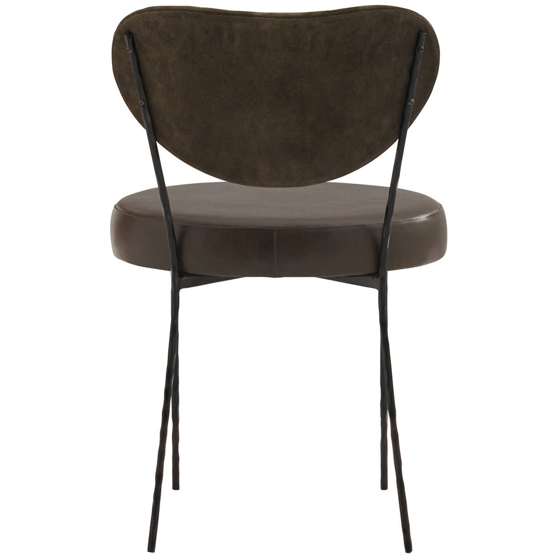 Arteriors Neymar Dining Chair - Graphite Leather