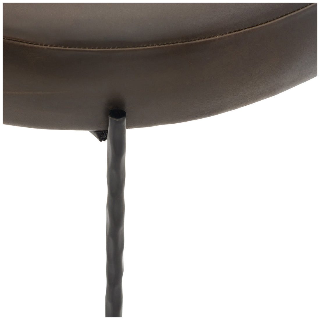 Arteriors Neymar Dining Chair - Graphite Leather