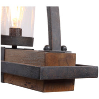 Uttermost Atwood 5-Light Rustic Linear Chandelier