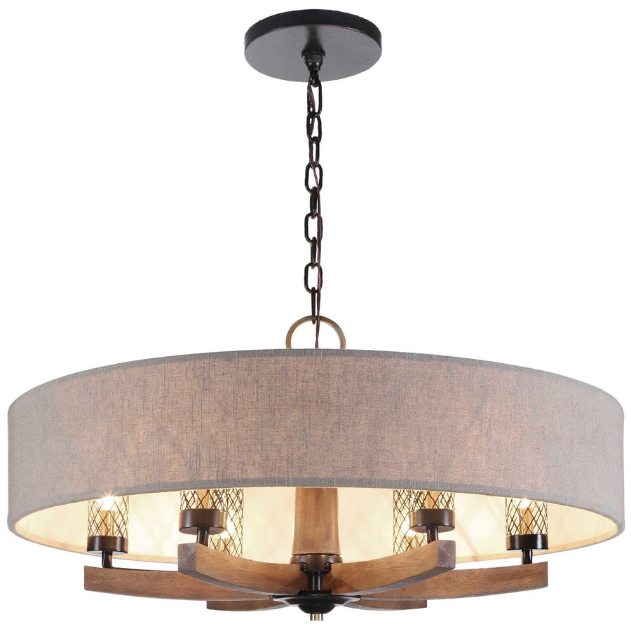 Uttermost Woodall 6-Light Drum Chandelier