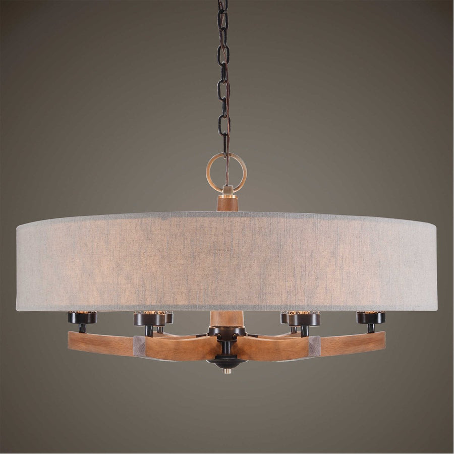 Uttermost Woodall 6-Light Drum Chandelier