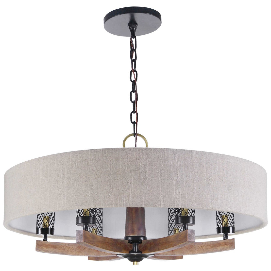 Uttermost Woodall 6-Light Drum Chandelier