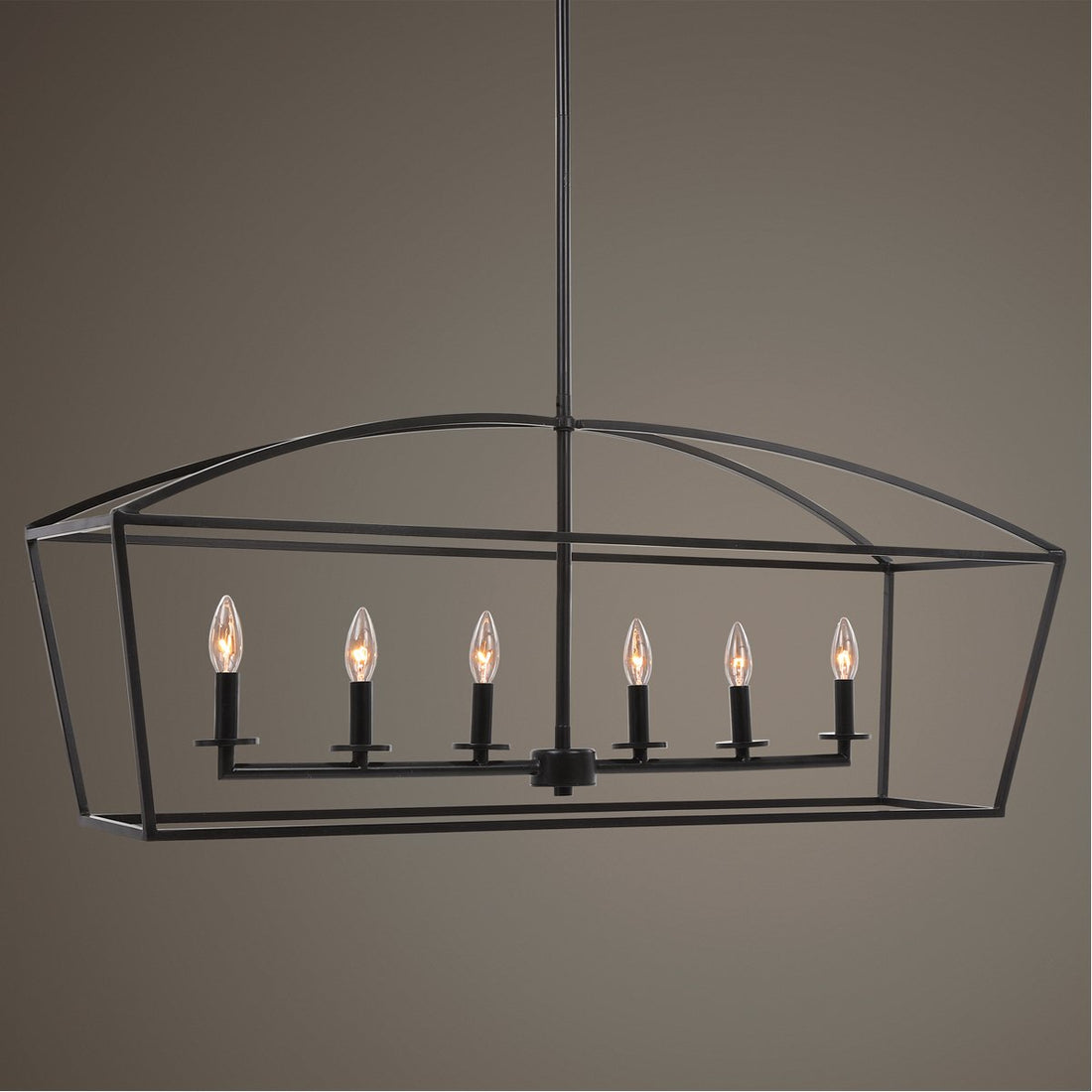 Uttermost Clayton 6-Light Linear Chandelier