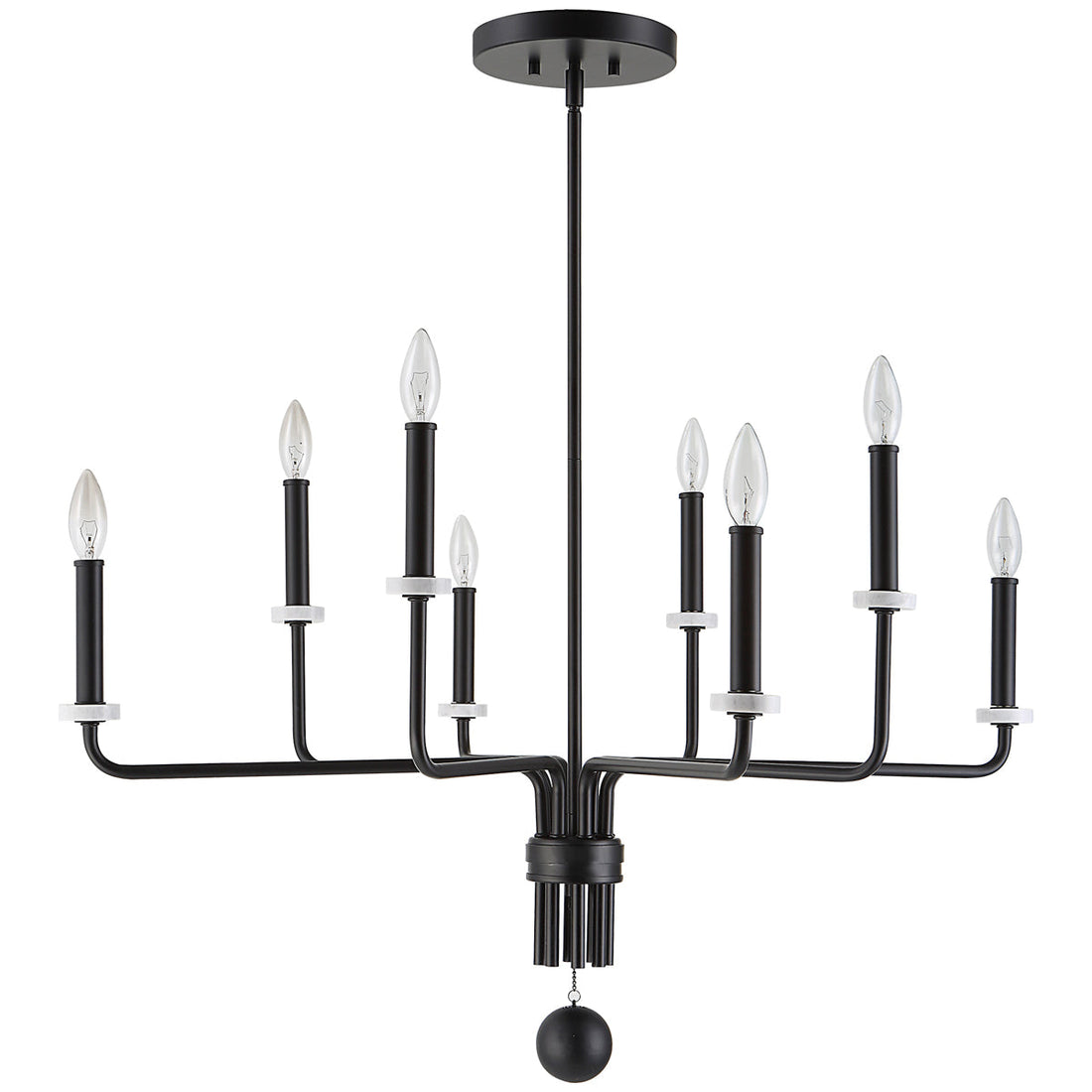 Uttermost Ebony Elegance 8-Light Chandelier