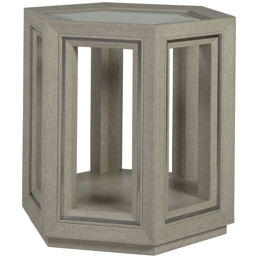 Artistica Home Zeitgeist Linen Hexagonal End Table 01-2141-952