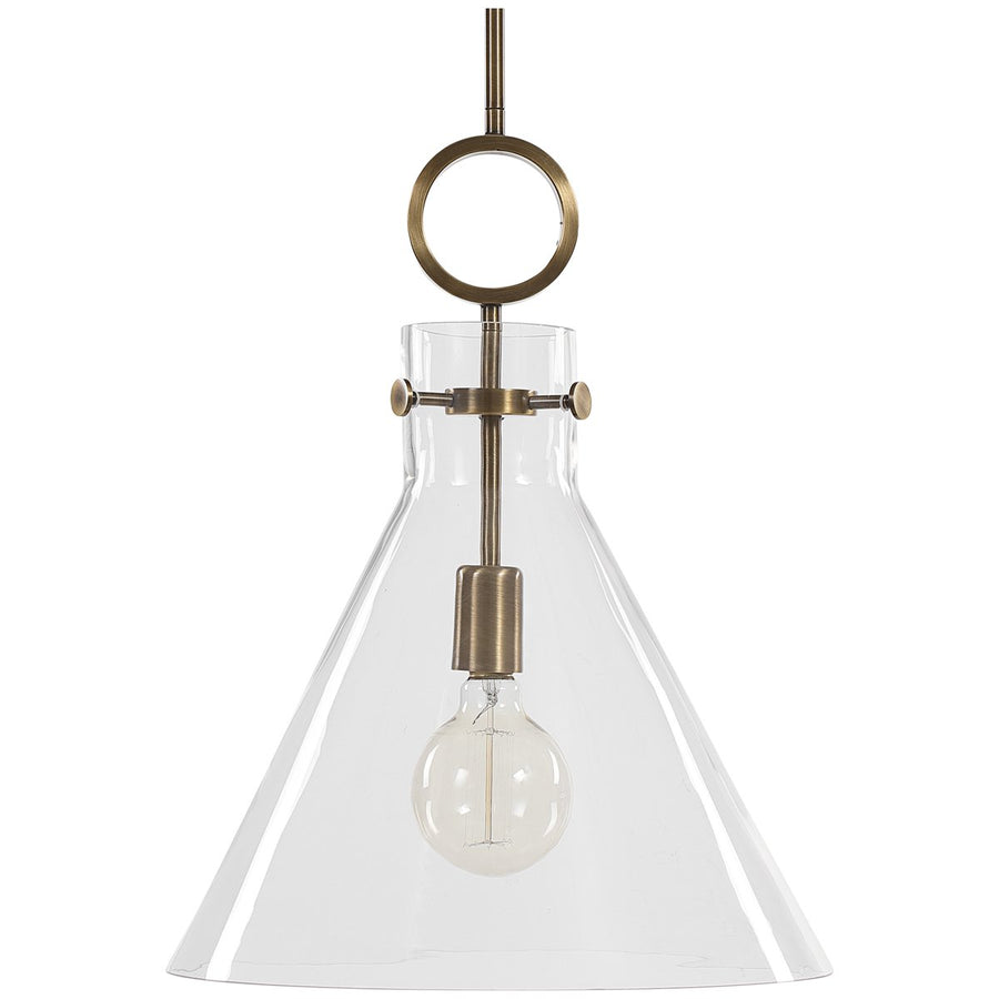 Uttermost Imbuto Funnel Glass 1-Light Pendant