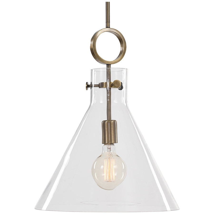 Uttermost Imbuto Funnel Glass 1-Light Pendant