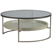 Artistica Home Cumulus Capiz Round Cocktail Table 01-2156-943C