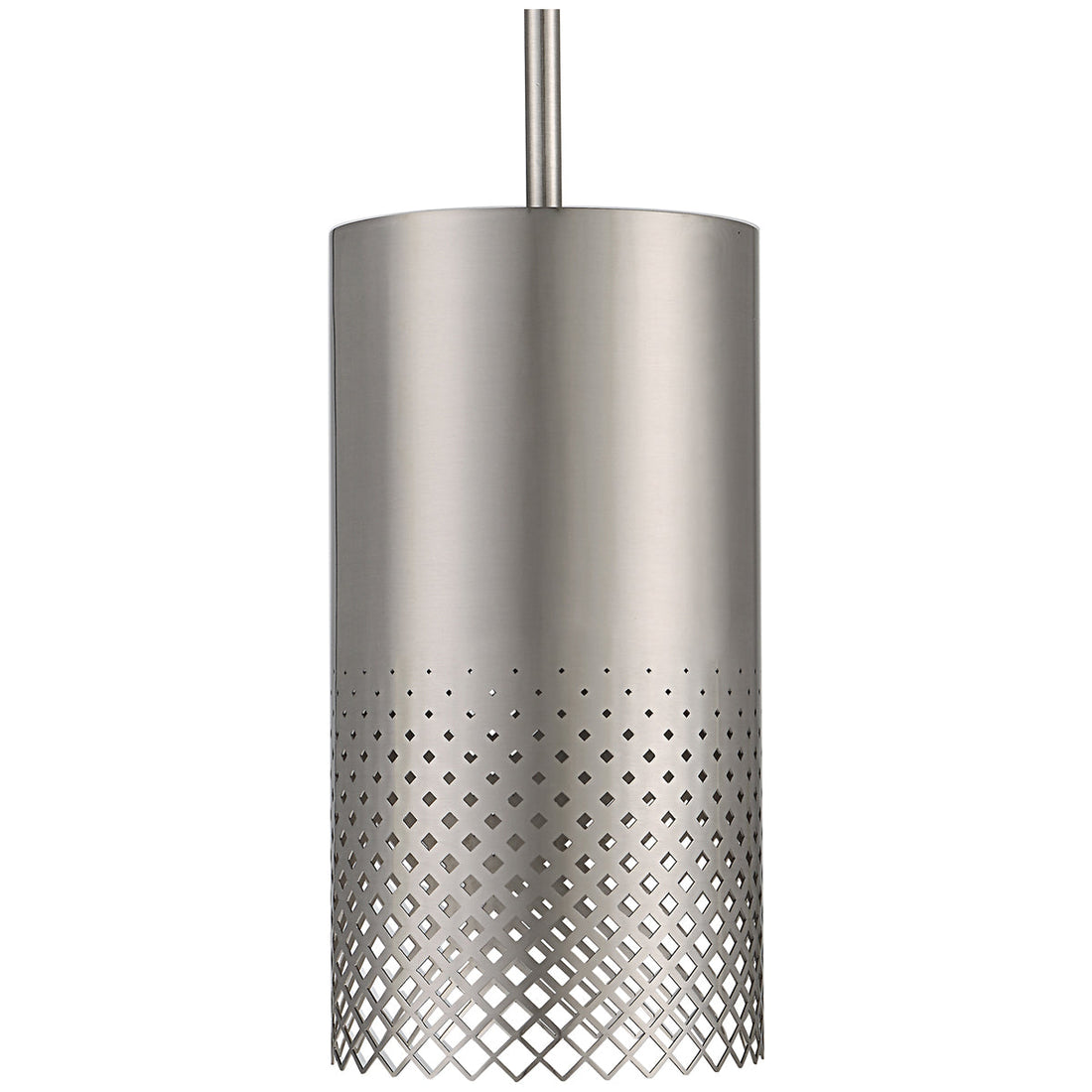 Uttermost Manheim 1-Light Nickel Cylinder Pendant