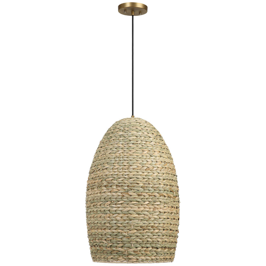 Uttermost Cardamom 1-Light Woven Rope Pendant