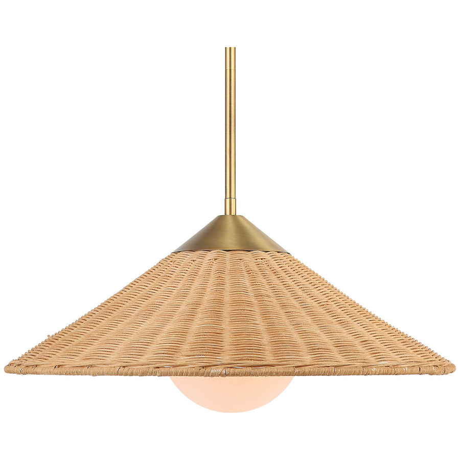 Uttermost Phuvinh 1-Light Rattan Shade Pendant