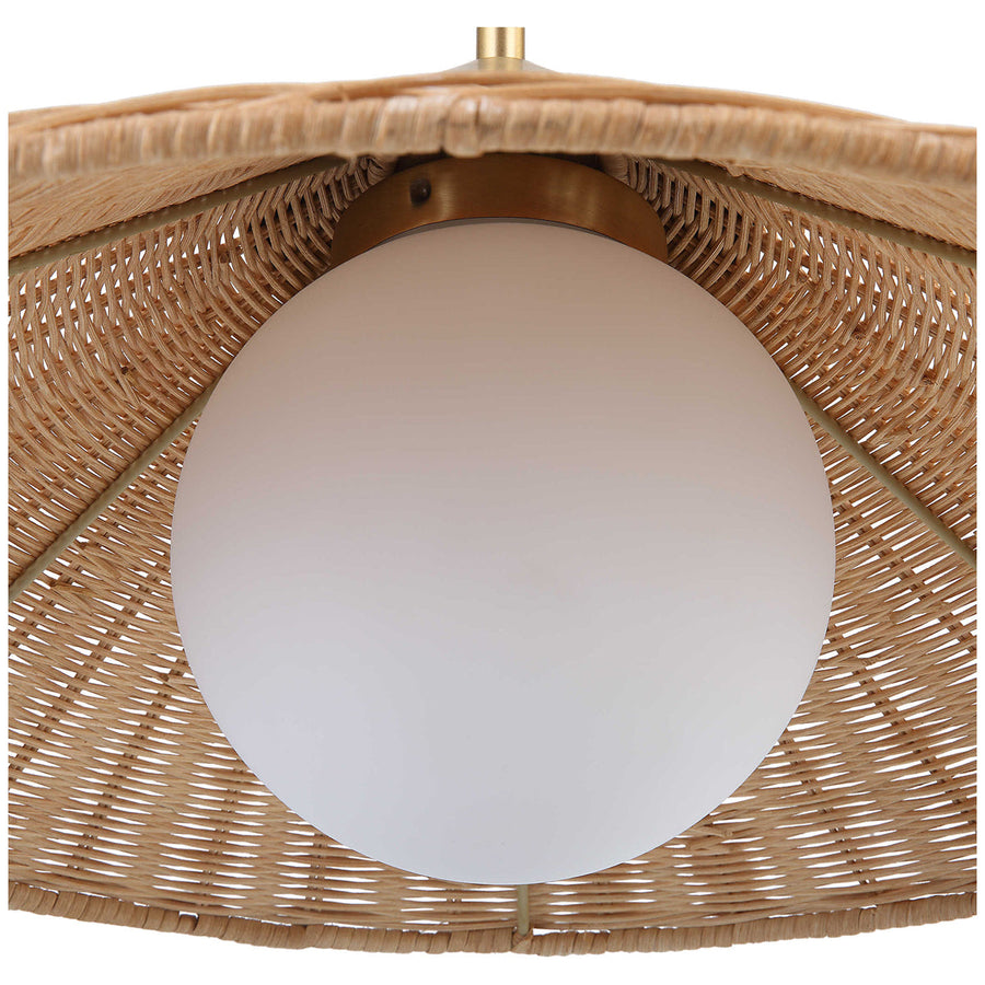 Uttermost Phuvinh 1-Light Rattan Shade Pendant