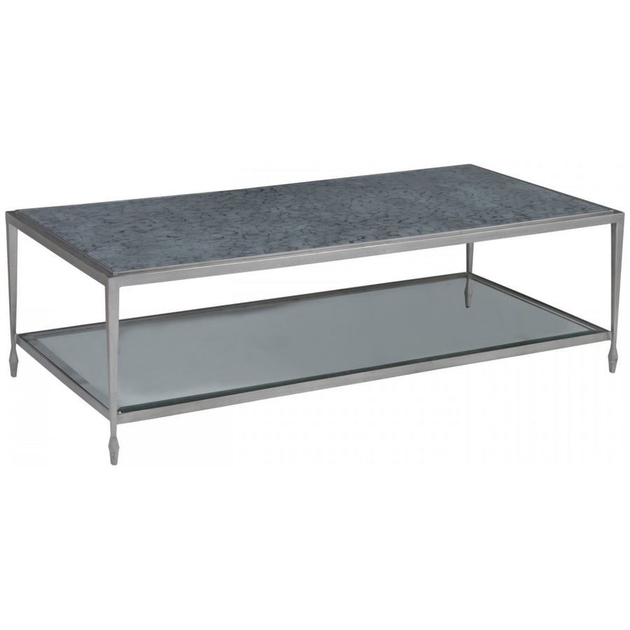 Artistica Home Sashay Silver Rectangular Cocktail Table 2213-945C