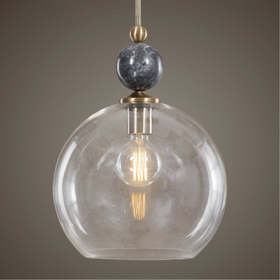 Uttermost Mendota 1-Light Glass Pendant