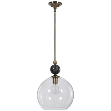 Uttermost Mendota 1-Light Glass Pendant