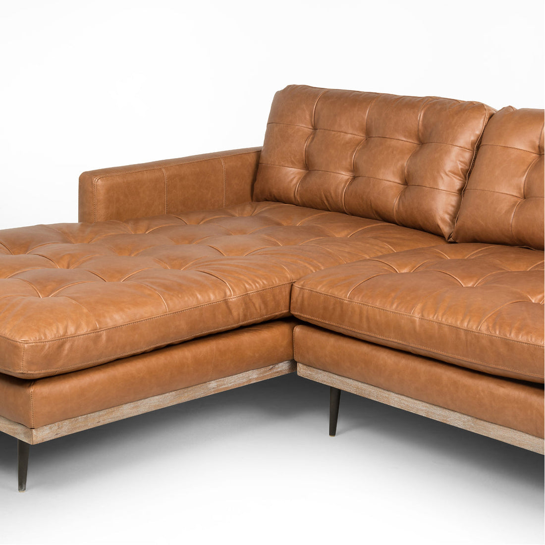 Four Hands Norwood Lexi 2-Piece Leather Sectional