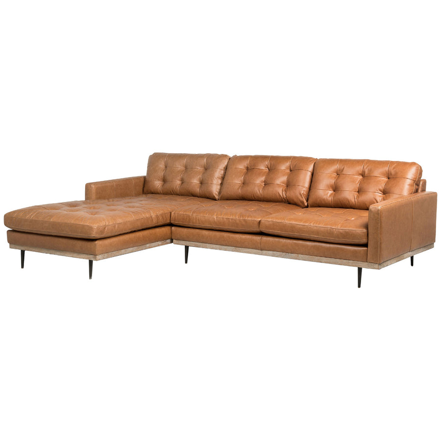 Four Hands Norwood Lexi 2-Piece Leather Sectional