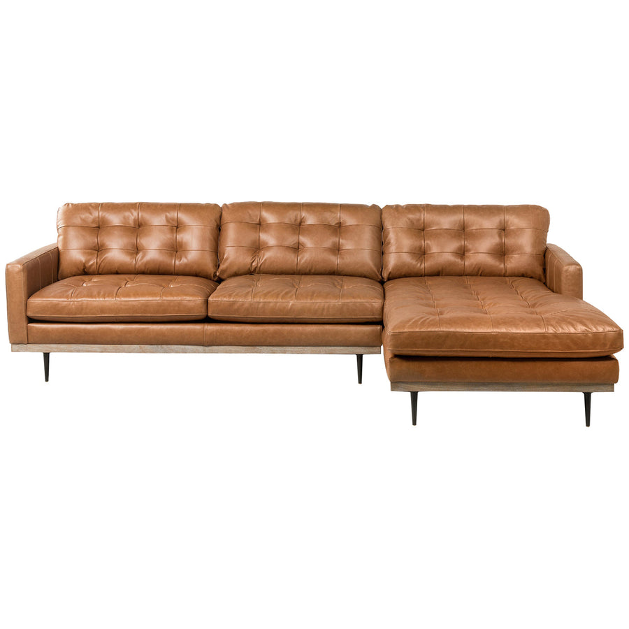 Four Hands Norwood Lexi 2-Piece Leather Sectional