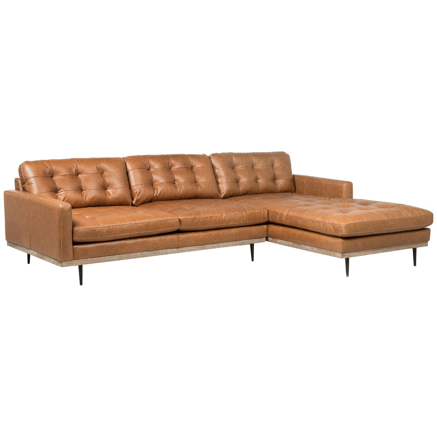 Four Hands Norwood Lexi 2-Piece Leather Sectional