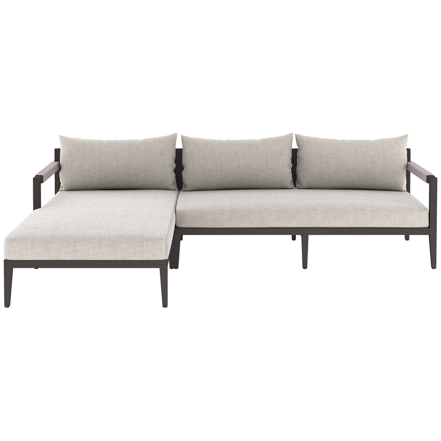 Four Hands Solano Sherwood Outdoor 2-Piece Sectional, Bronze