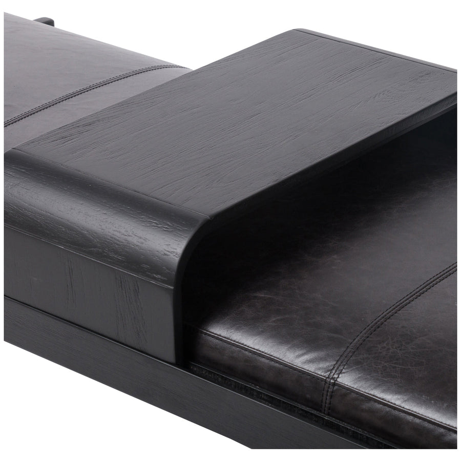 Four Hands Townsend Fawkes Bench - Brushed Ebony