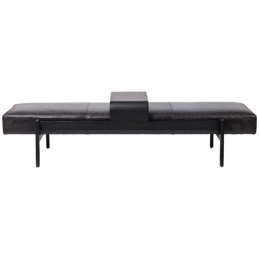 Four Hands Townsend Fawkes Bench - Brushed Ebony