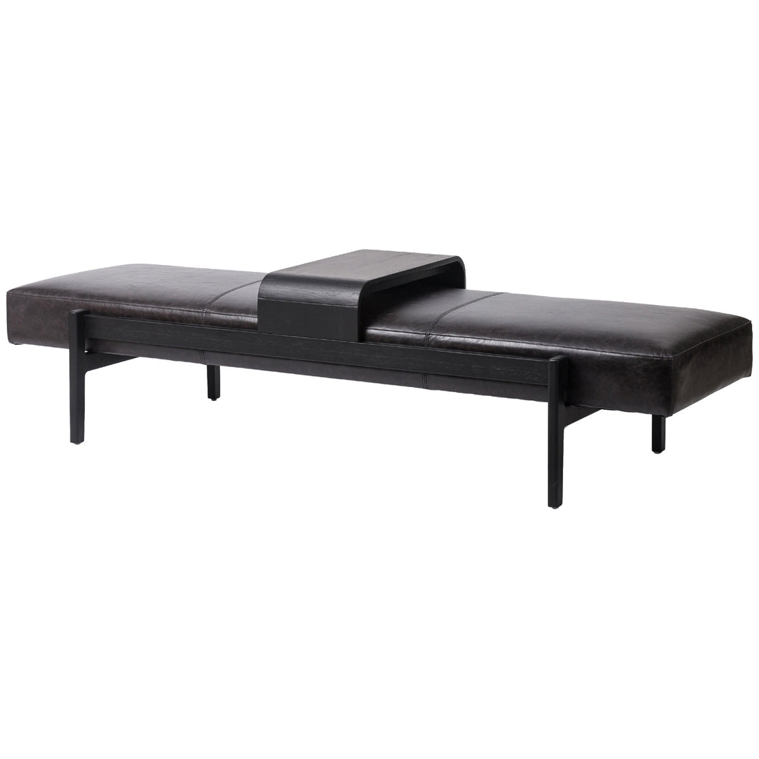 Four Hands Townsend Fawkes Bench - Brushed Ebony