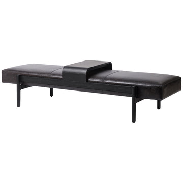 Four Hands Townsend Fawkes Bench - Brushed Ebony