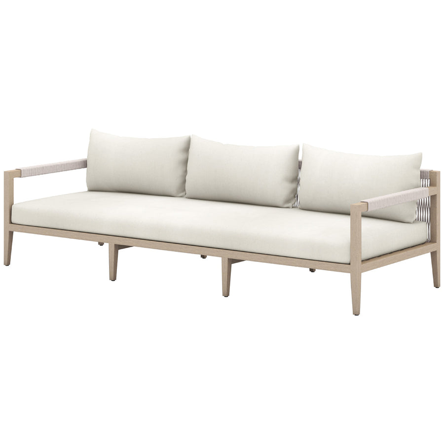 Four Hands Solano Sherwood Outdoor Sofa, Washed Brown