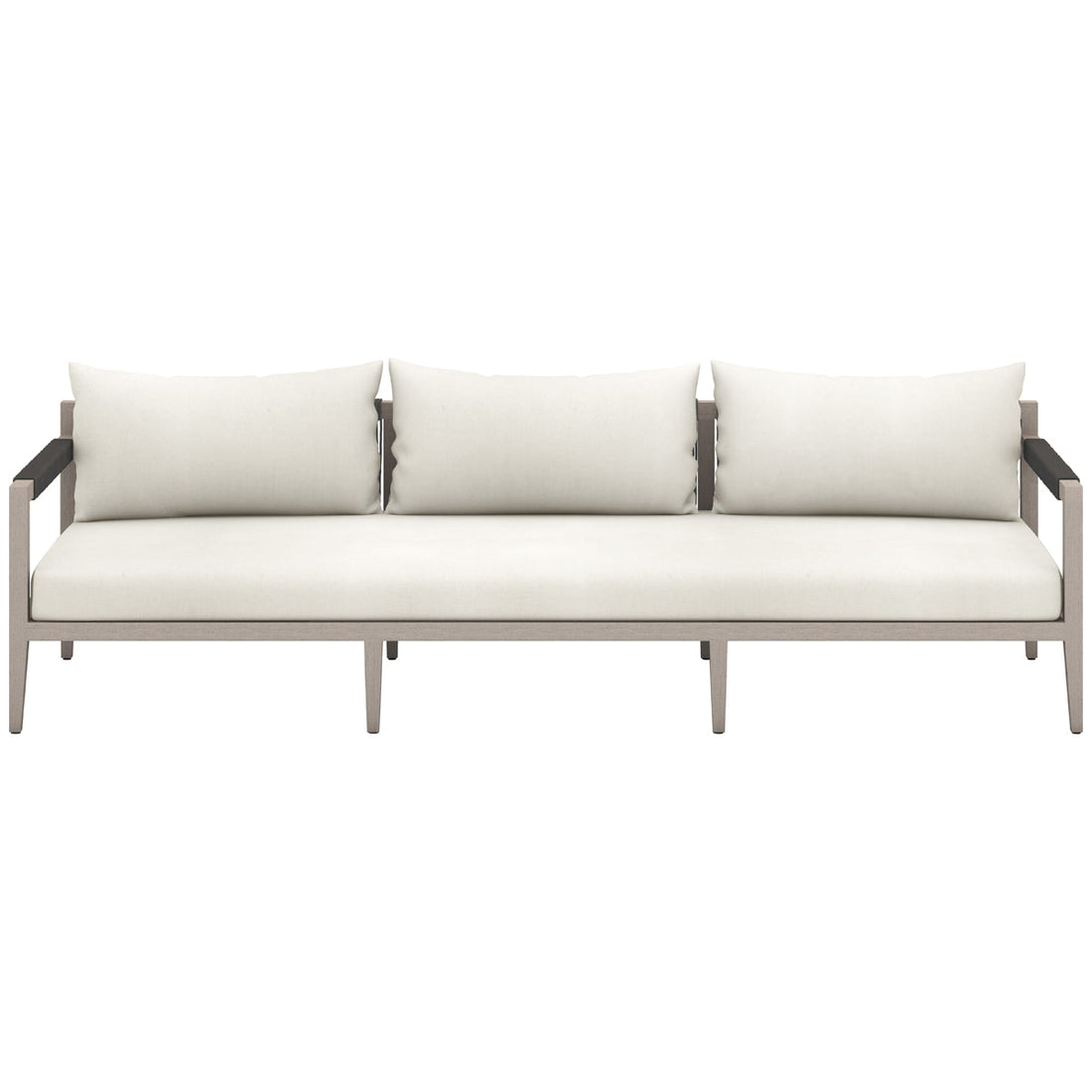 Four Hands Solano Sherwood Outdoor Sofa, Washed Brown