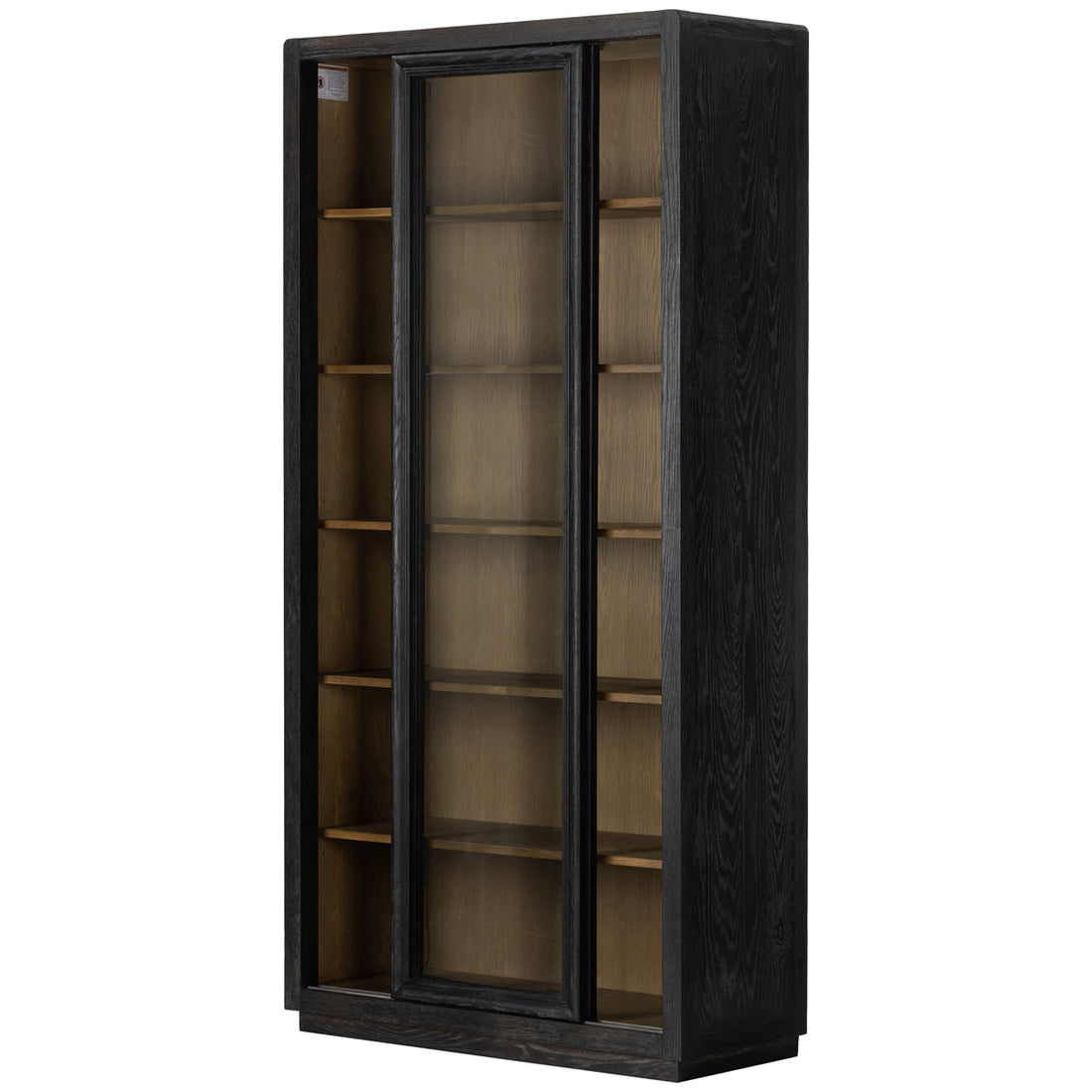 Four Hands Collins Normand Cabinet - Distressed Black