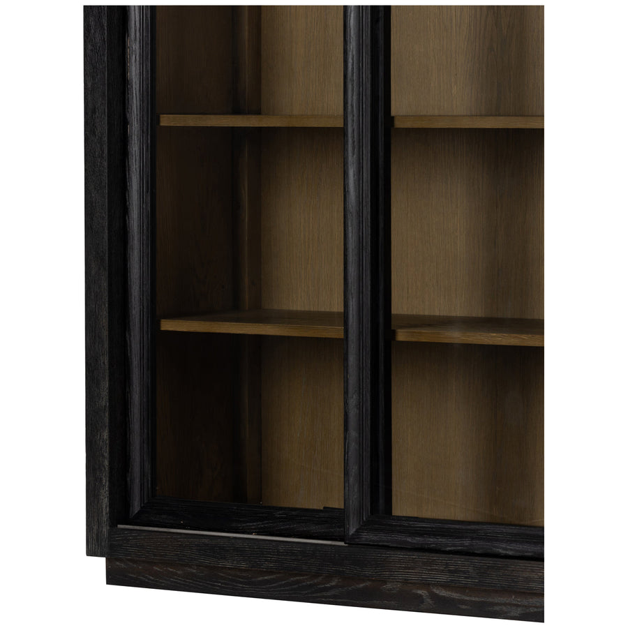 Four Hands Collins Normand Cabinet - Distressed Black