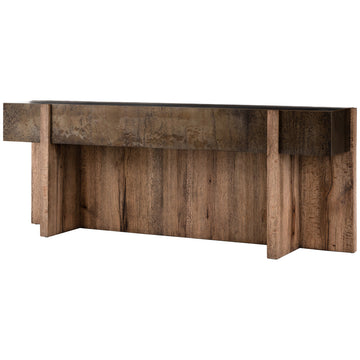 Four Hands Wesson Bingham Console Table - Distressed Iron