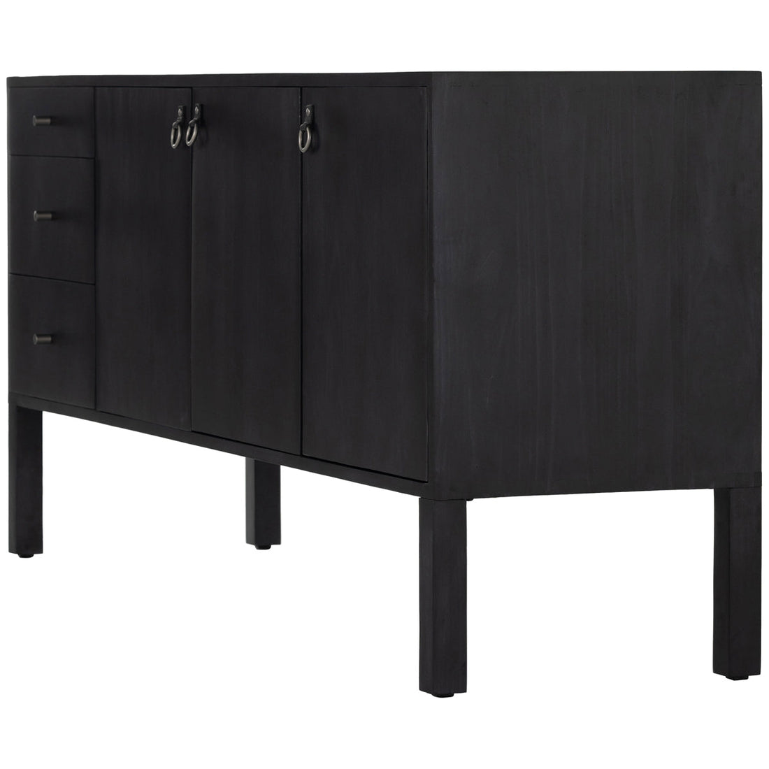 Four Hands Fulton Isador Sideboard - Black Wash Poplar