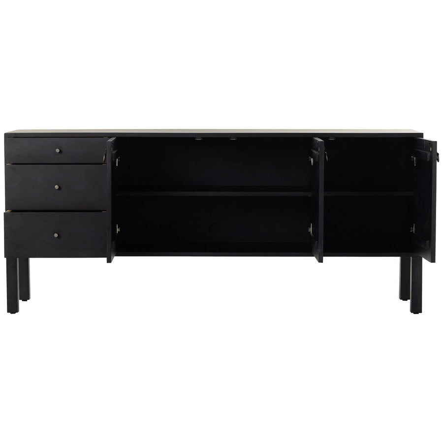 Four Hands Fulton Isador Sideboard - Black Wash Poplar