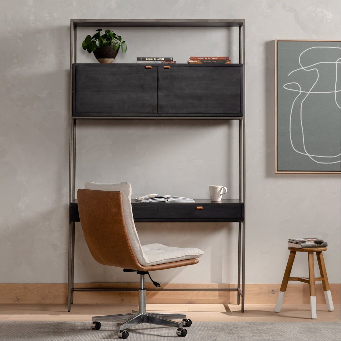 Four Hands Fulton Trey Modular Wall Desk