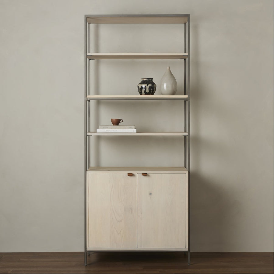 Four Hands Fulton Trey Modular Wide Bookcase