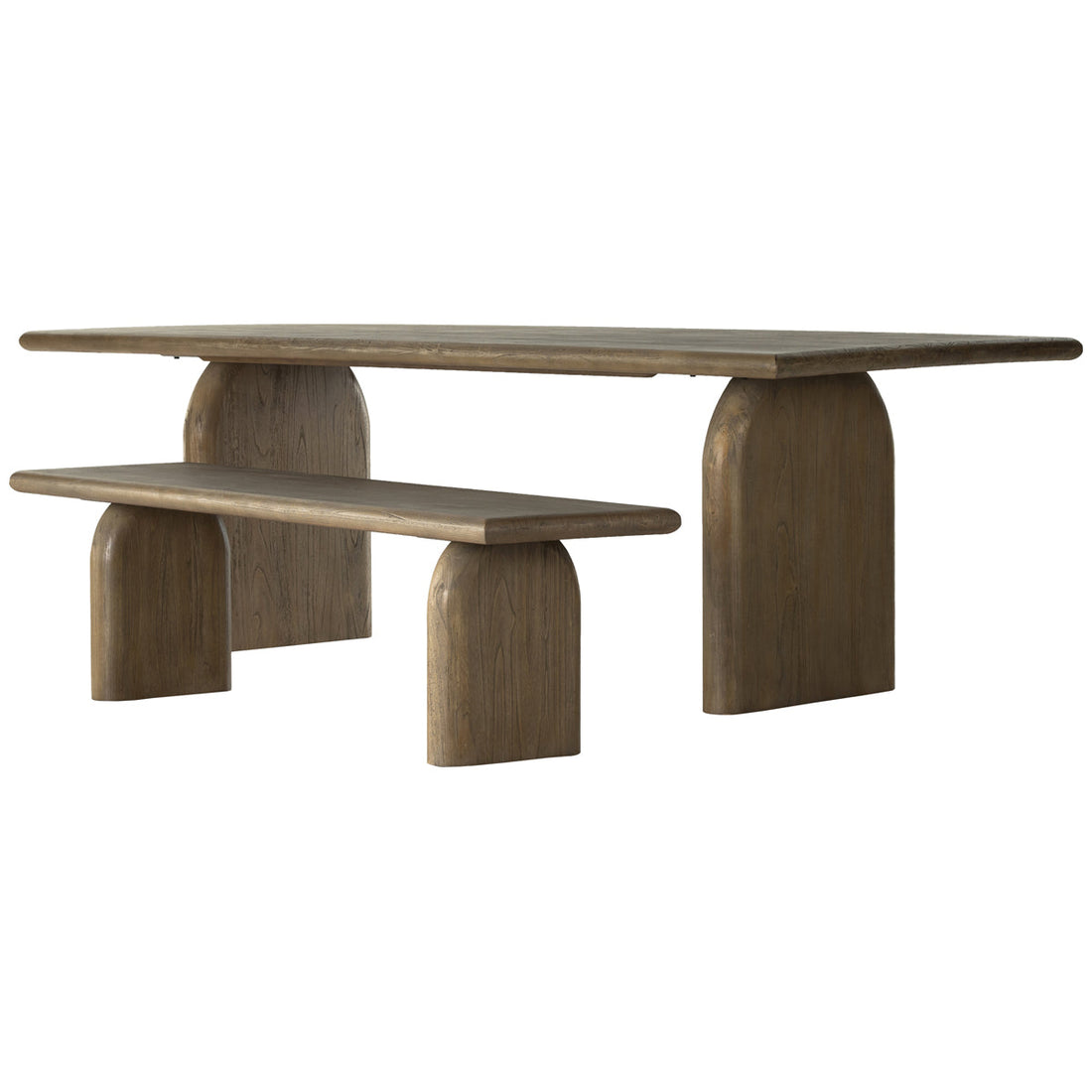 Four Hands Thompson Sorrento 94-Inch Dining Table - Aged Drift