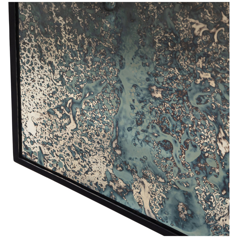 Four Hands Marlow Acid Wash Floor Mirror - Iron Matte Black