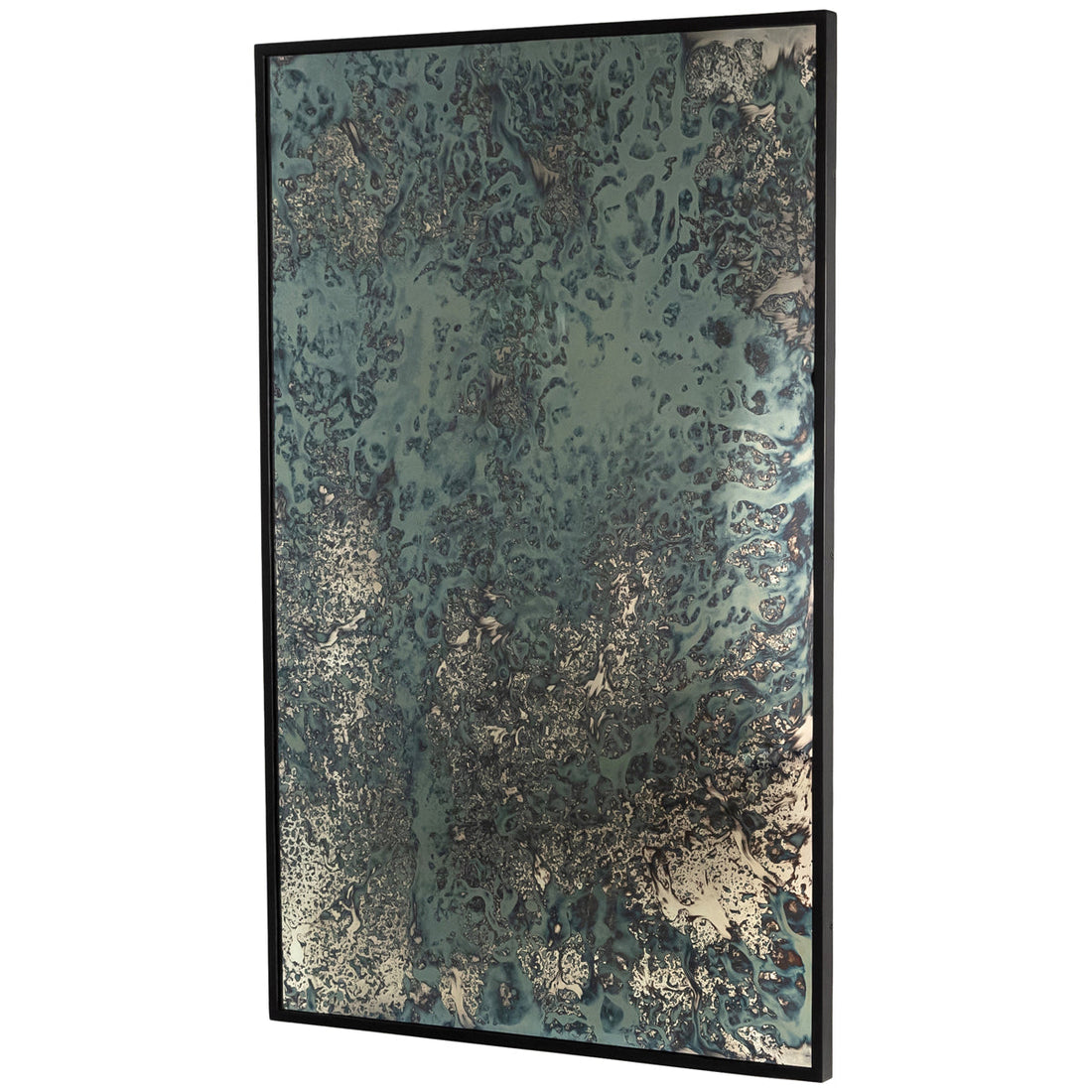 Four Hands Marlow Acid Wash Floor Mirror - Iron Matte Black