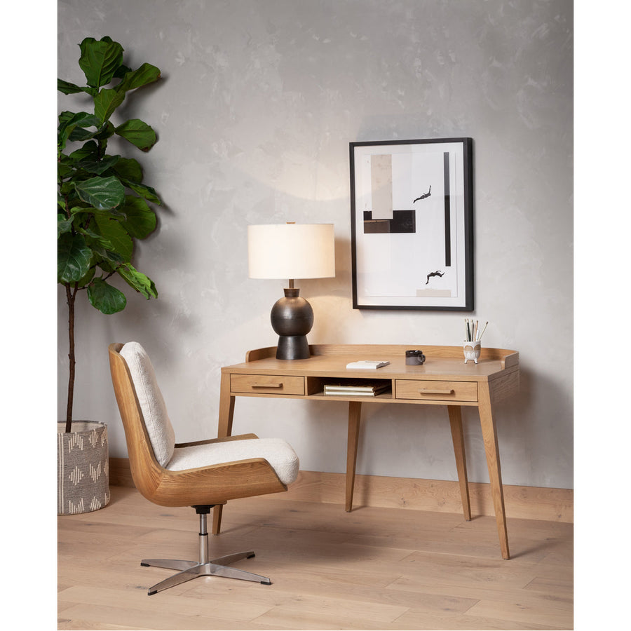 Four Hands Belfast Armstrong Desk - Burnished Oak