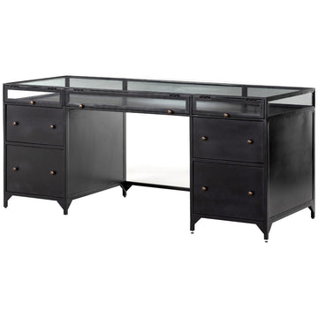 Four Hands Belmont Shadow Box Executive Desk