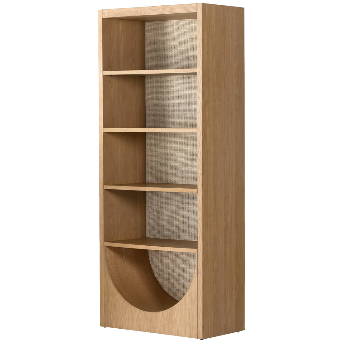 Four Hands Filmore Higgs Bookcase - Honey Oak Veneer