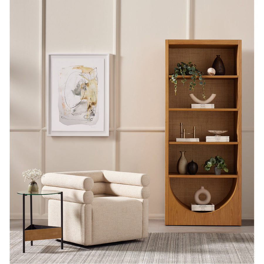 Four Hands Filmore Higgs Bookcase - Honey Oak Veneer