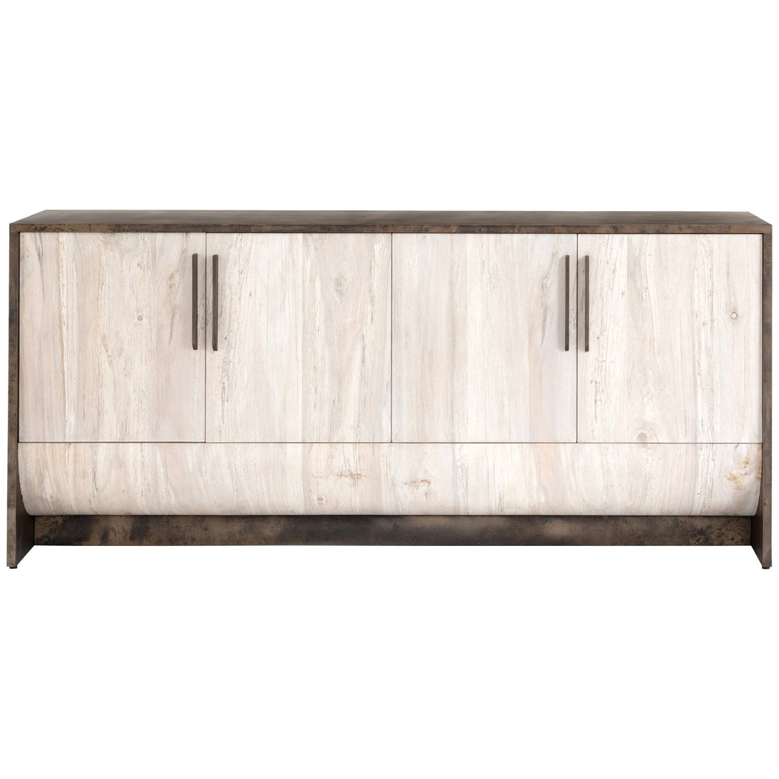 Four Hands Wesson Loros Sideboard - Bleached Spalted Oak