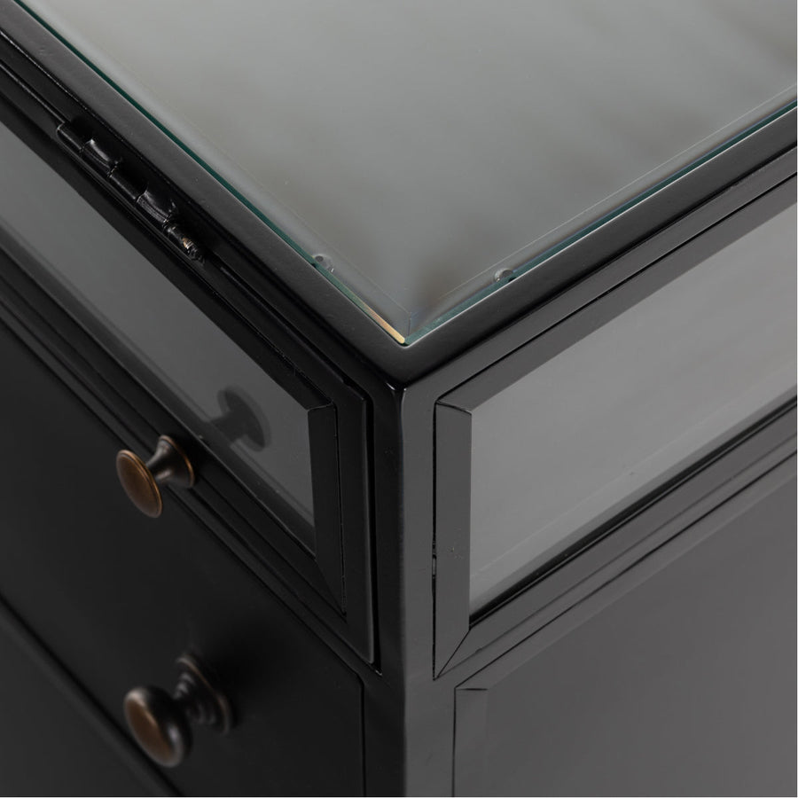 Four Hands Belmont Shadow Box Nightstand - Black