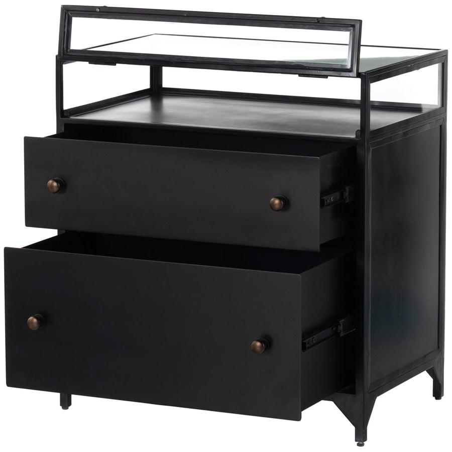 Four Hands Belmont Shadow Box Nightstand - Black