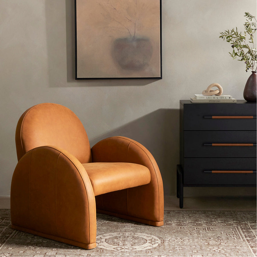 Four Hands Easton Nicola Chair - Kennison Cognac